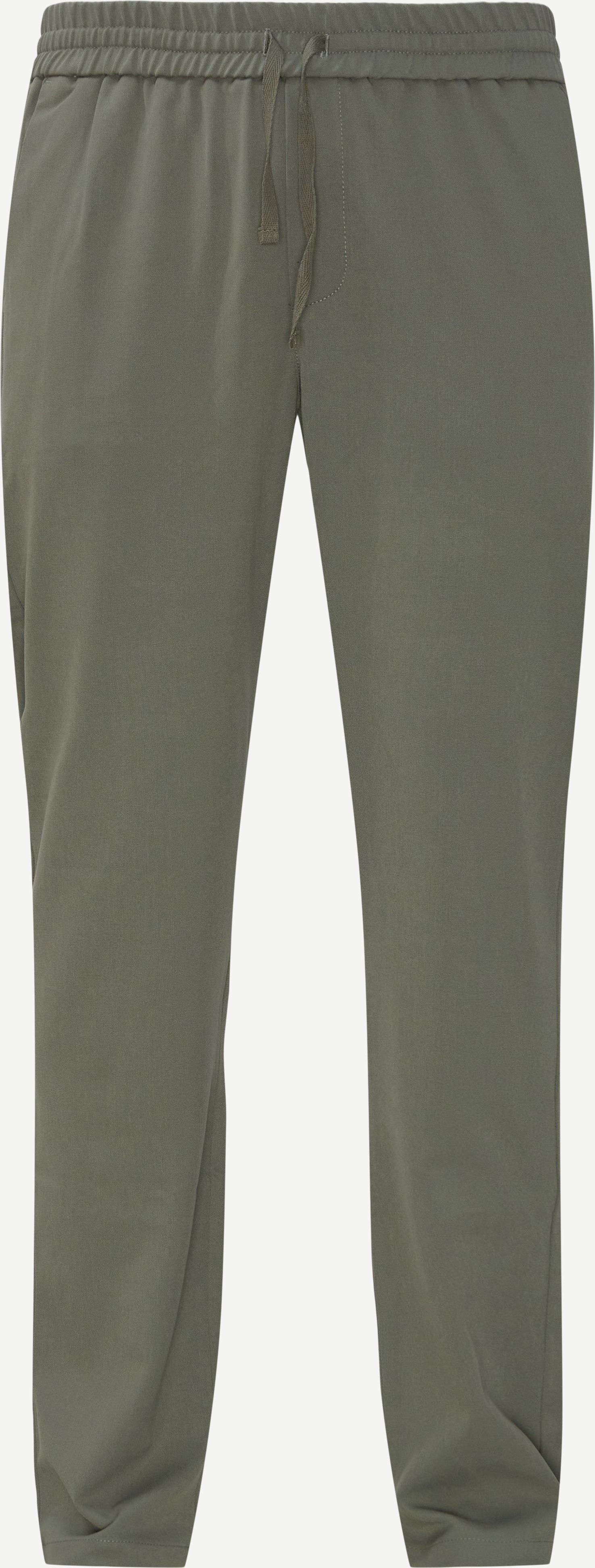 Trousers - Regular fit - Green